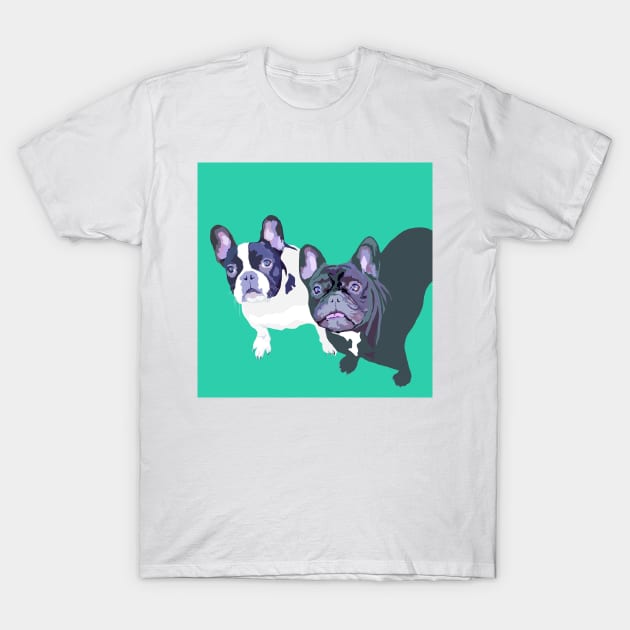 Luke&#39;s pugs T-Shirt by Stufnthat